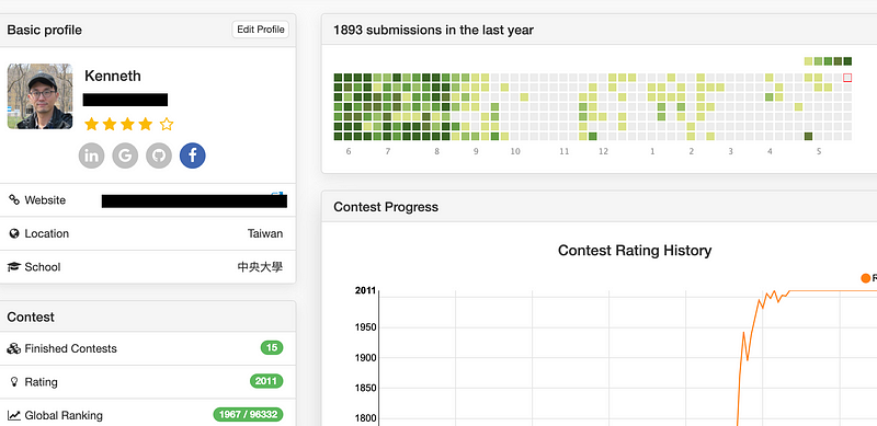 Leetcode practice screenshot